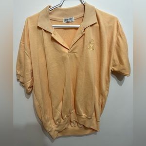 Yellow vintage, men’s polo size medium